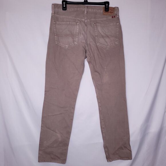 Lucky Brand Jeans Mens 33x32 Brown 121 Slim Cone Denim - Picture 2 of 15